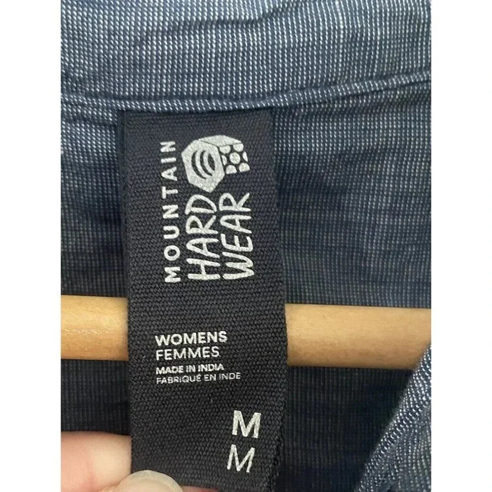 Mountain Hard Wear Shirt Pullover Pocket Blue Medium M - Picture 2 of 4
